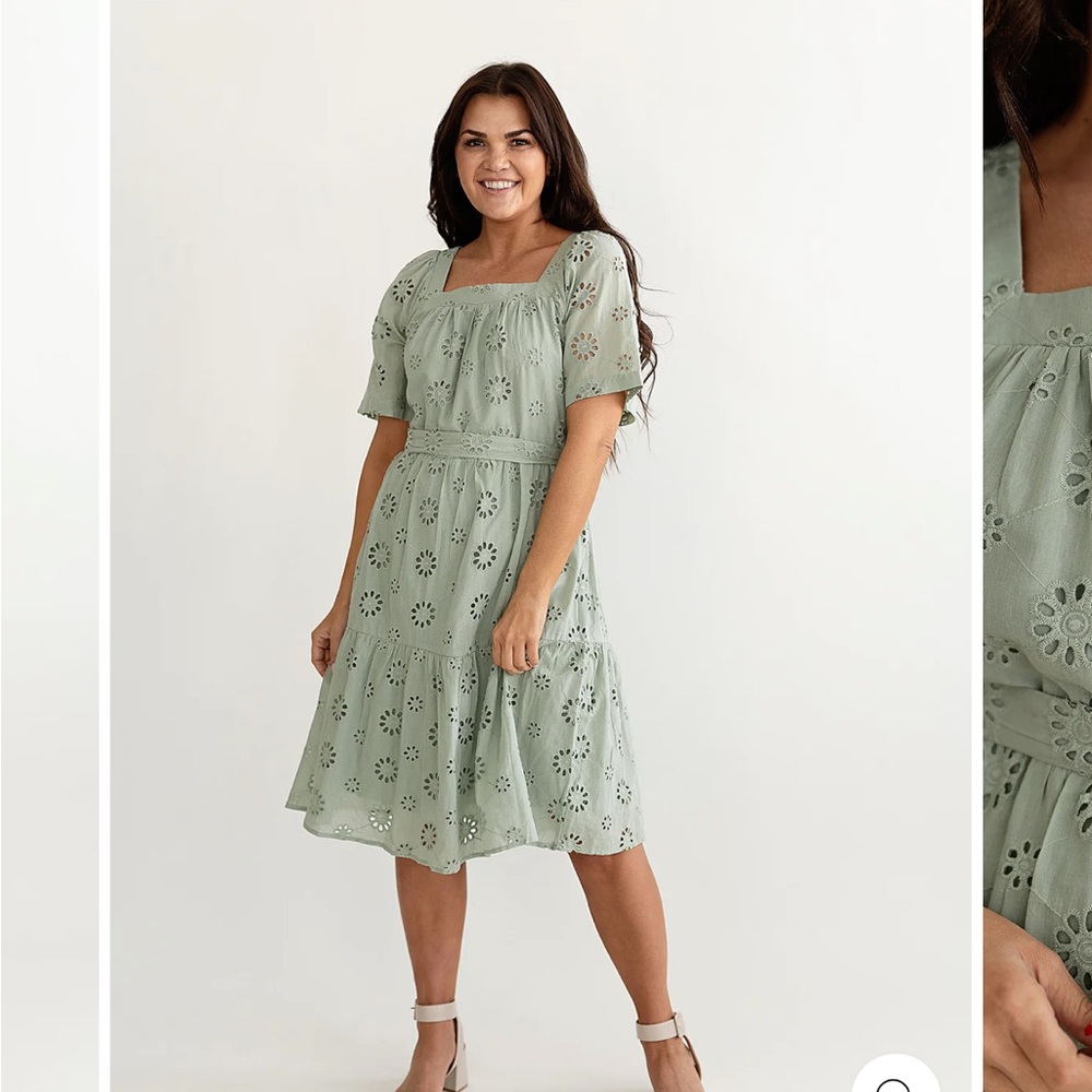 Cutout spring dress
